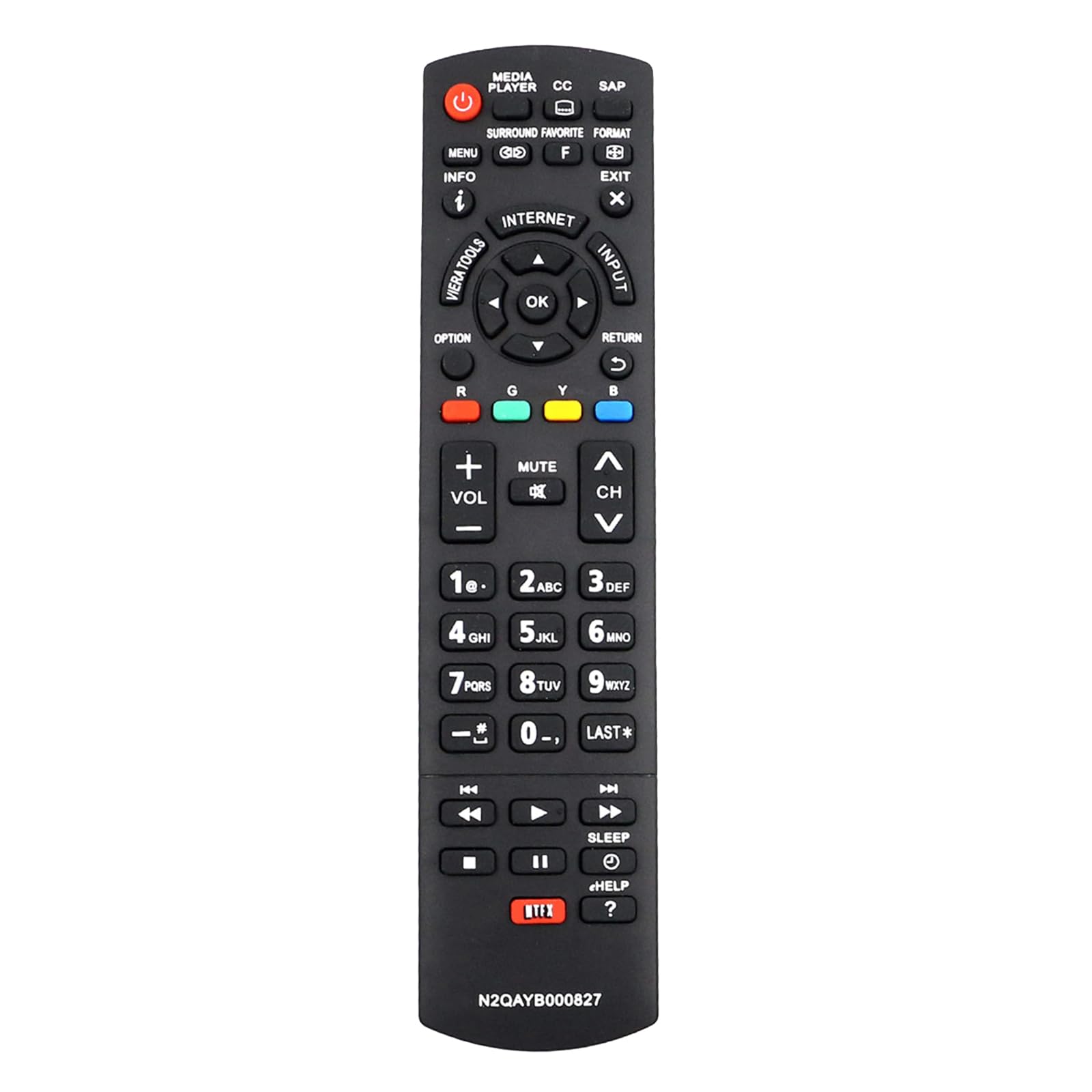 Amazon.com: New N2QAYB000827 Replaced Remote fit for Panasonic